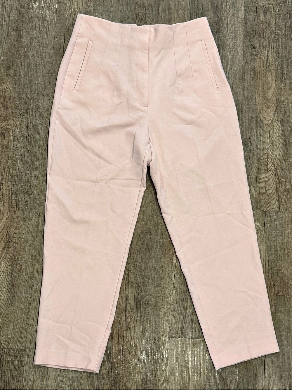 Zara Pink Ankle Pants Like New